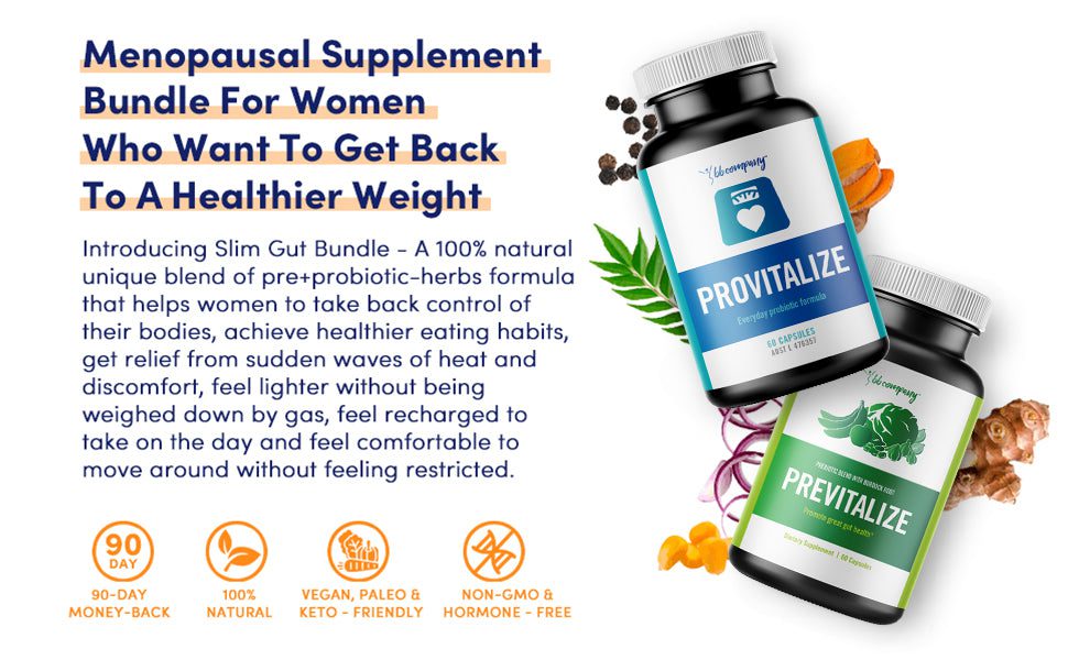 Menopause supplement bundle for women who want to get back to a healthier weight