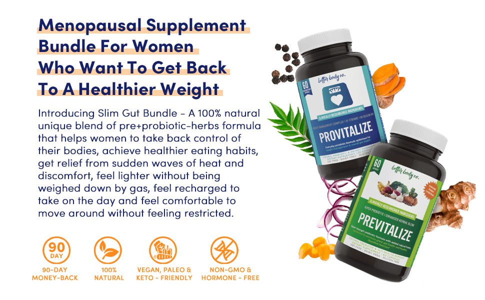 Menopause supplement bundle for women who want to get back to a healthier weight